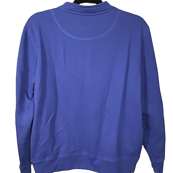 ORVIS cotton quarter zip pullover sweatshirt mock neck unisex men M women L - Picture 3 of 4